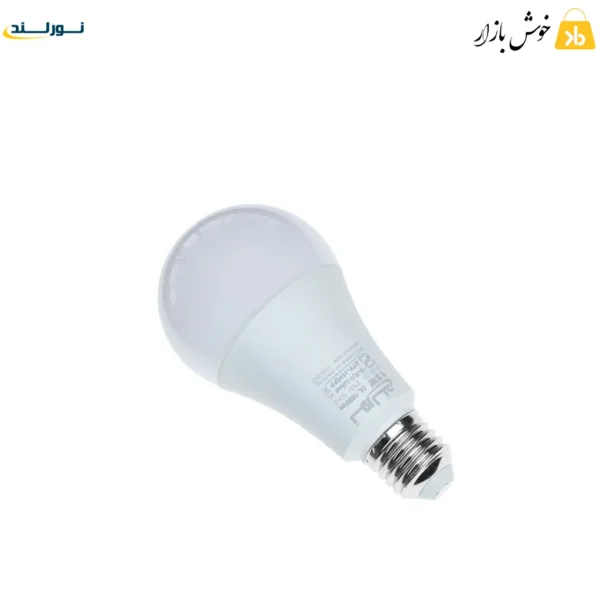 لامپ 15 وات led نورلند مدل حبابی رنگ سفید یخی