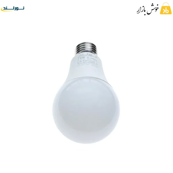 لامپ نورلند 15 وات led مدل حبابی رنگ مهتابی