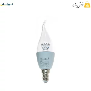 لامپ اشکی 7 وات شفاف نورلند