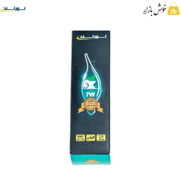 لامپ اشکی 7 وات نورلند شفاف مهتابی