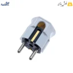دوشاخه برق چپقی ارت دار اخگر الکتریک میله آهنی