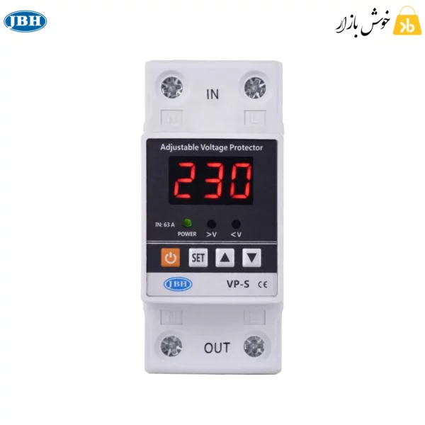 محافظ ولتاژ jbh تک فاز 63 آمپر
