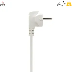 محافظ برق 6 خانه امگا مدل P6000، کابل 5 متری مناسب تلویزیون و کامپیوتر