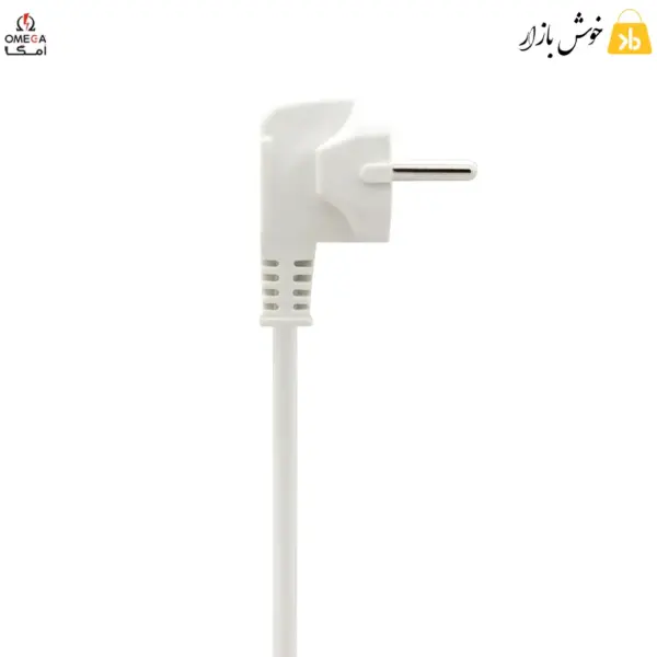 محافظ برق 6 خانه امگا مدل P6000، کابل 5 متری مناسب تلویزیون و کامپیوتر