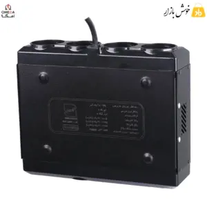 محافظ برق رسیوری 4 خانه امگا فلزی F6000