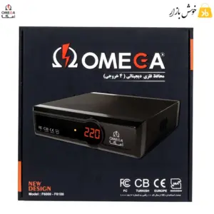 محافظ برق رسیوری 4 خانه امگا فلزی F6000