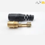 مغزی فیش آنتن فلزی ضد زنگ با پیچ نگهدارنده سیم مناسب کابل کواکسیال