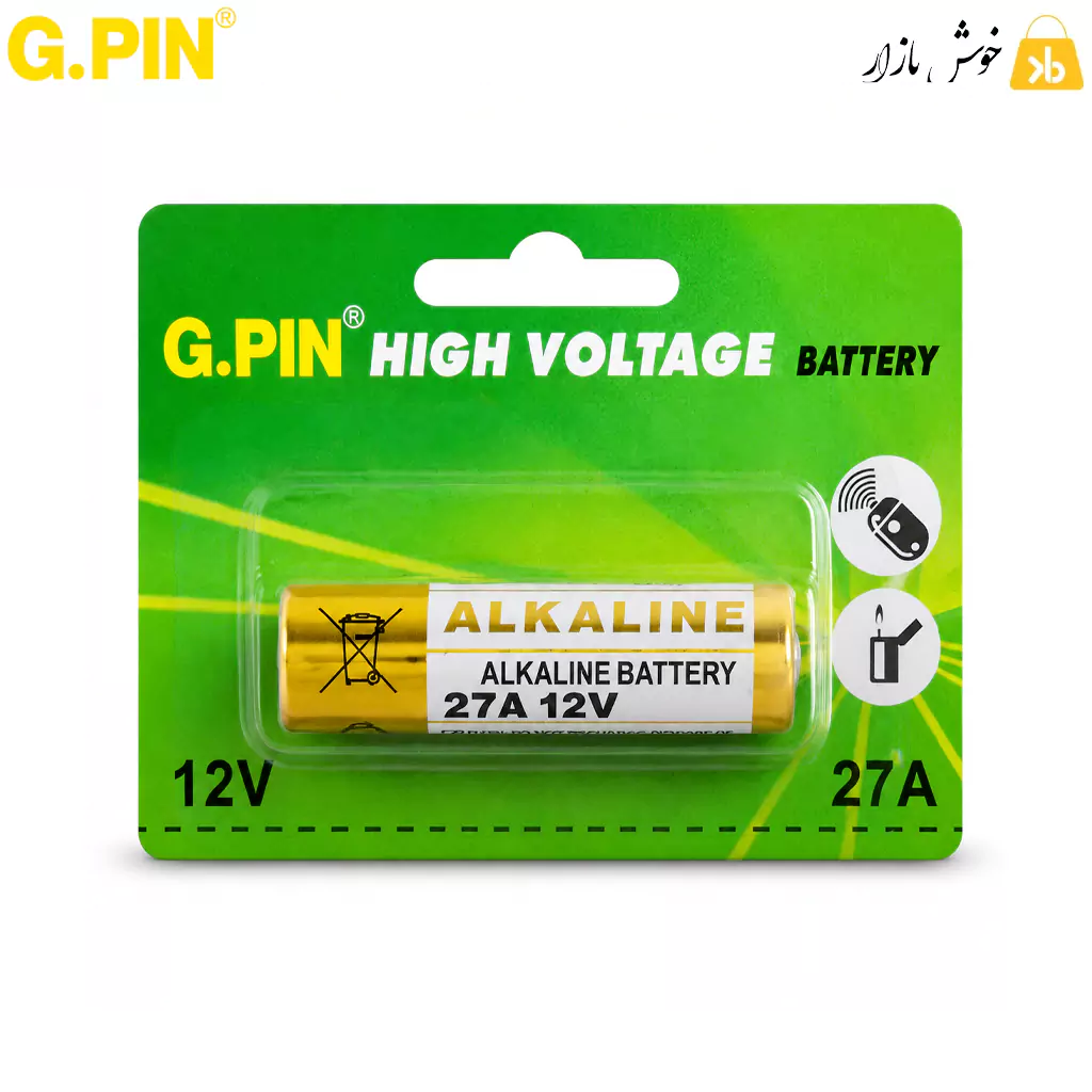 gpin-27a-alkaline-battery-single خرید تکی باتری آلکالاین G.PIN مدل 27A