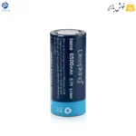 نمای ایستاده باتری شارژی Deepking 26650 دو سر تخت