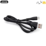 کابل شارژ و انتقال داده USB به Type-C جوکید مدل JA043 طول 1 متر در کنار بستهبندی