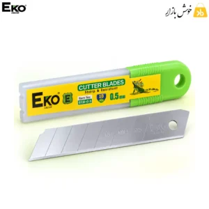 تیغ کاتر پهن 18 میلی‌متری اکو مدل ECB-0.5 بسته 10 عددی