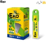 خشاب 10 عددی تیغ کاتر اکو ECB-0.5 کنار کارتن مادر محصول