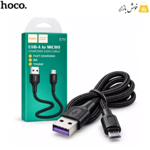 کابل شارژ و دیتا میکرو USB هوکو مدل X70 همراه جعبه