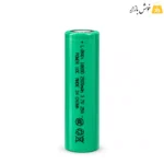 باتری سبز 18650 های‌درین 10C دو سر تخت با ظرفیت 2500 میلی‌آمپر ساعت
