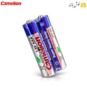 پک شیرینگ دو عددی باتری نیم‌قلمی کملیون Super Heavy Duty مدل R03P-SP2B