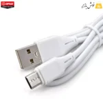 نمای نزدیک سوکتهای USB-A و Micro USB کابل GFUZ CA-86