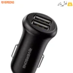 نمای نزدیک دو پورت USB-A شارژر فندکی ریورسانگ Safari P5 CC41C