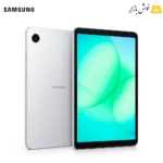 تبلت سامسونگ Galaxy Tab A11 LTE نقره‌ای – نمای جلو و پشت
