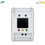 نمای روبه‌روی محافظ تیراژه D8008 داخل بسته‌بندی شفاف با نمایشگر خاموش